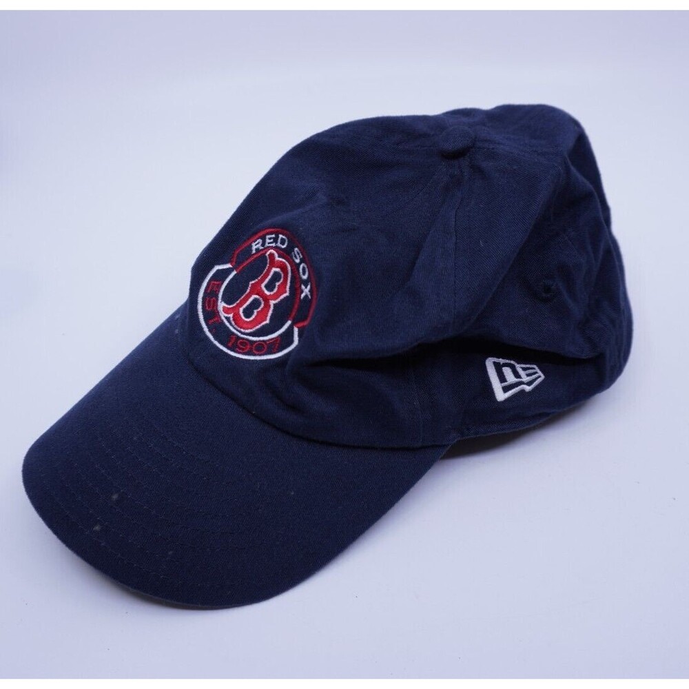 Boston Red Sox Early 2000's Hat Cap New Era Fitted Mens 7 1/4 Blue MLB Long Bill